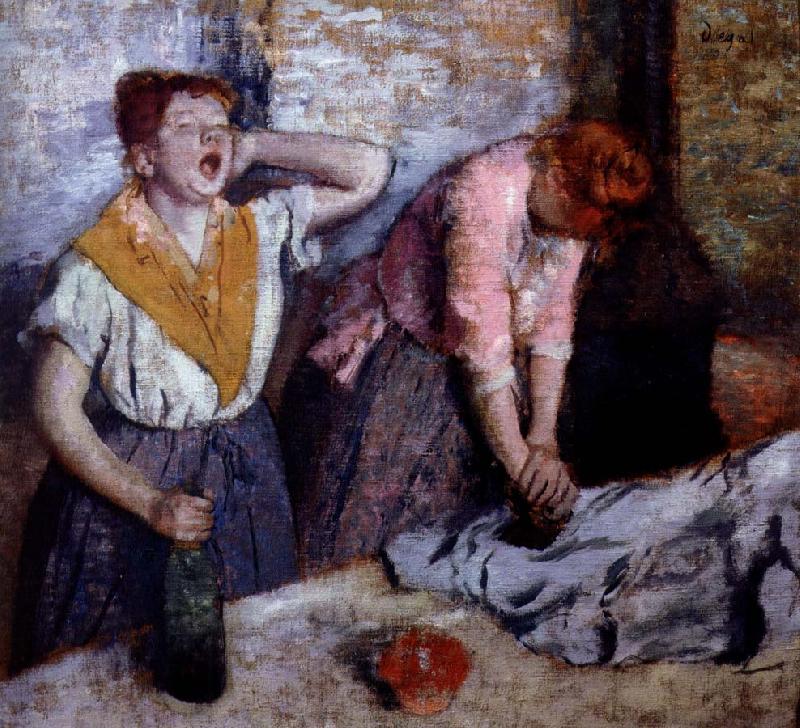 Edgar Degas tvarrerskor oil painting image